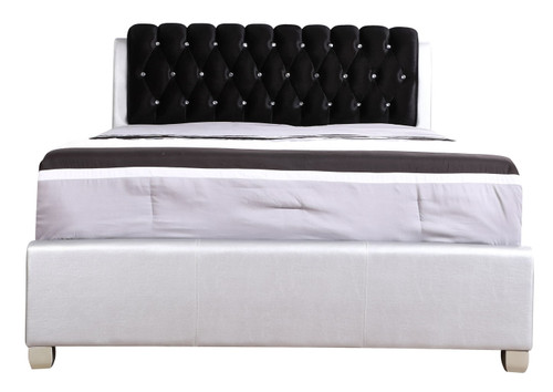 Marilla - King Bed - Silver