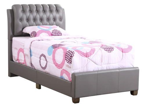 Marilla - Twin Bed - Gray