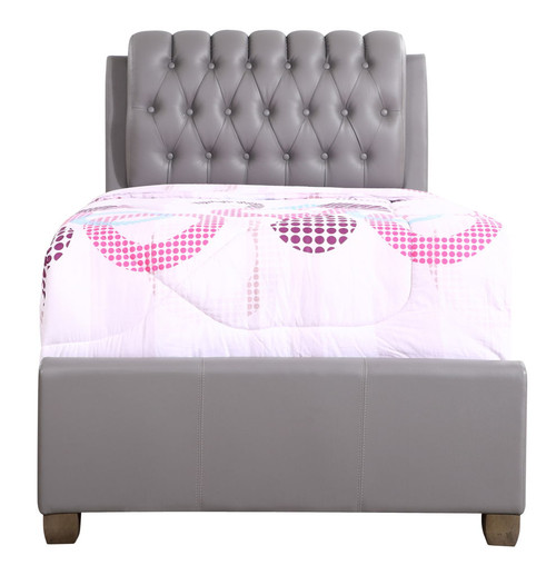 Marilla - Twin Bed - Gray