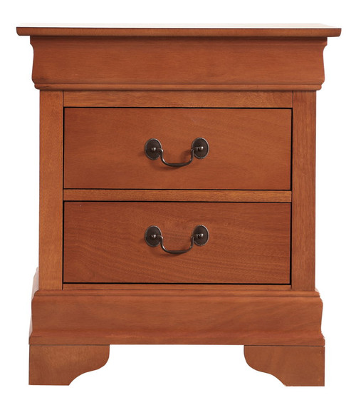 Louis Phillipe - Elegant Nightstand - Oak