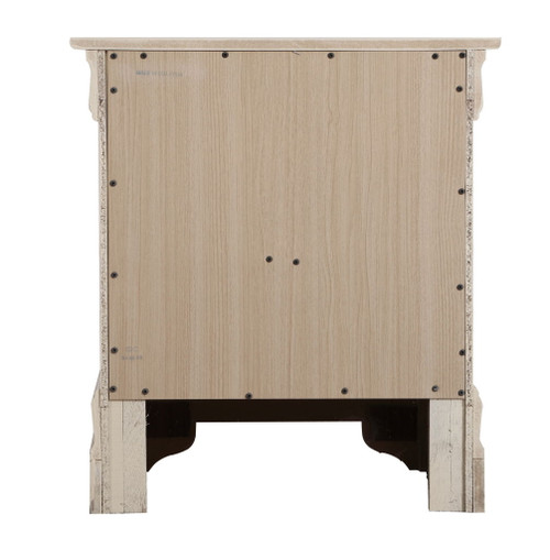 Louis Phillipe - Elegant Traditional Nightstand - Beige
