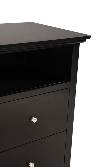 Charming TV Media Chest - Black