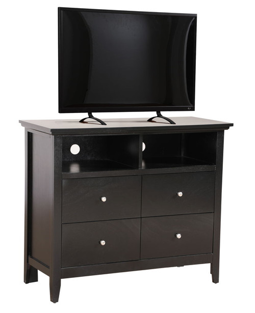 Charming TV Media Chest - Black