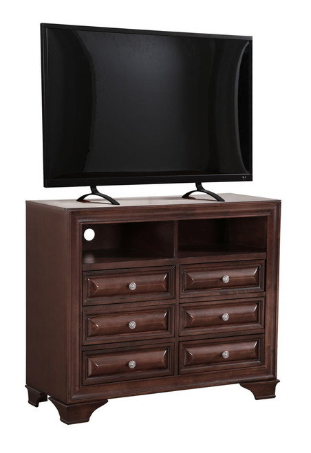 TV Media Chest - Cappuccino
