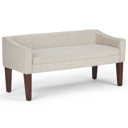 Parris - Upholstered Bench - Platinum