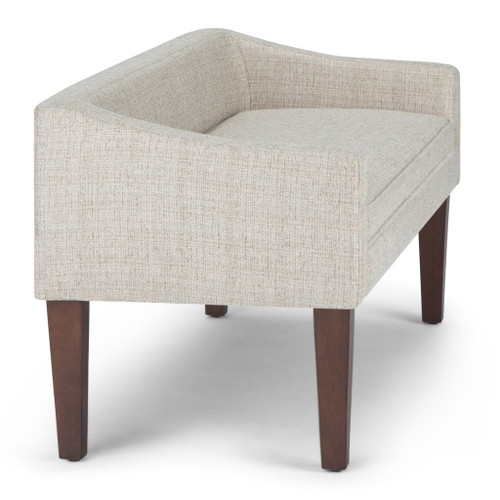 Parris - Upholstered Bench - Platinum