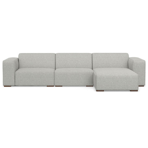 Rex - 2 Seater Sofa And Right Chaise - Gray