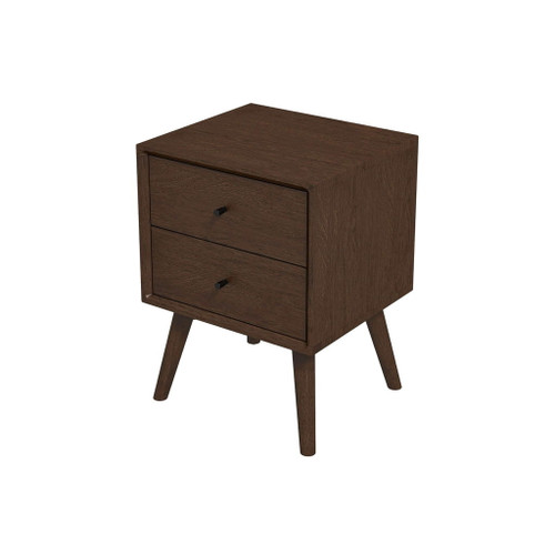 Caroline - Night Stand 2 Drawer - Dark Brown