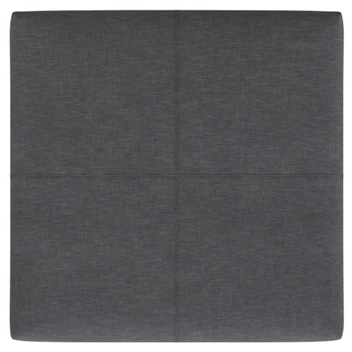 Gabbie - Square Coffee Table Storage Ottoman - Gray