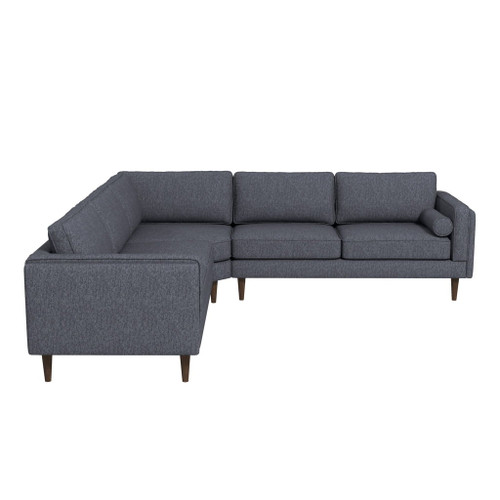 Amber - Sectional Corner Sofa - Gray