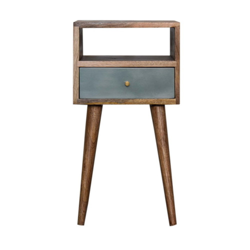Mini Painted Bedside Table - Lake Green