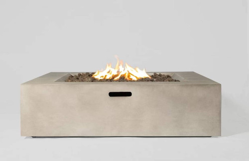 Outdoor Reinforced Fire Pit Table - Natural / Gray