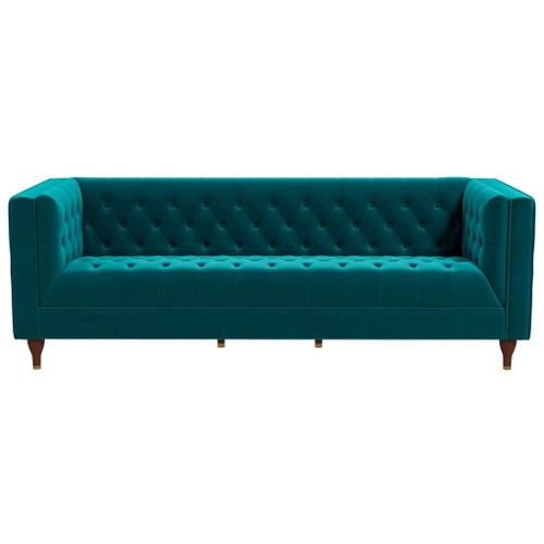 Evelyn - Mid-Century Modern Luxury Chesterfield Sofa - Teal