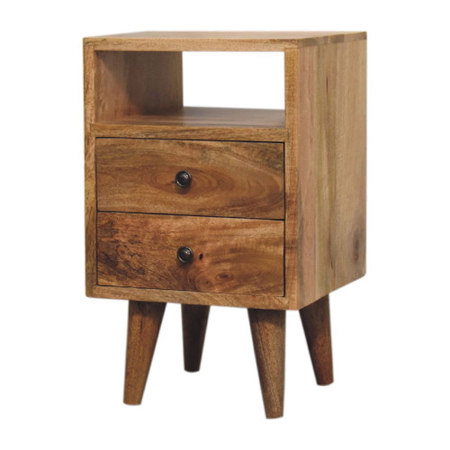Mini Classic Open Nightstand - Oak
