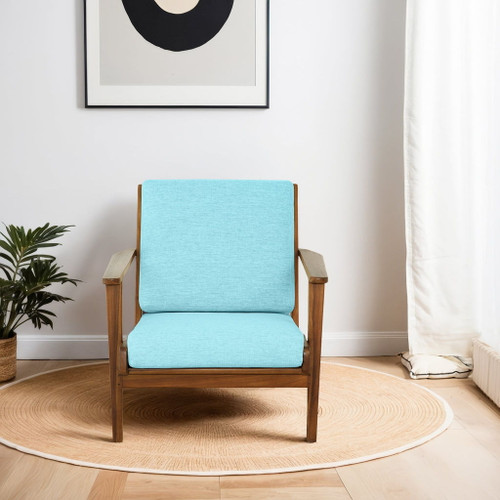 Connor - Lounge Chair - Sky Blue