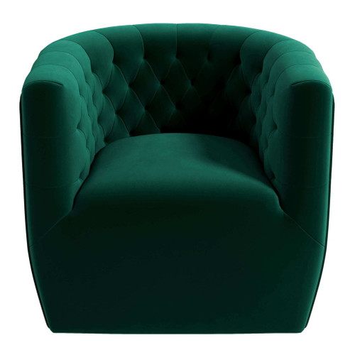 Delaney - Swivel Stylish Chair - Green