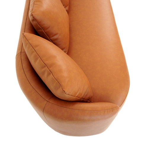Dylan - Modern Sofa - Cognac