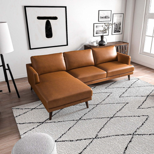 Lore - Left Facing L-Shaped Sectional - Tan
