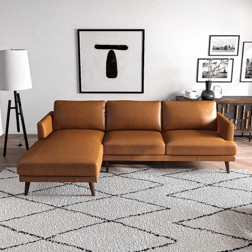 Lore - Left Facing L-Shaped Sectional - Tan