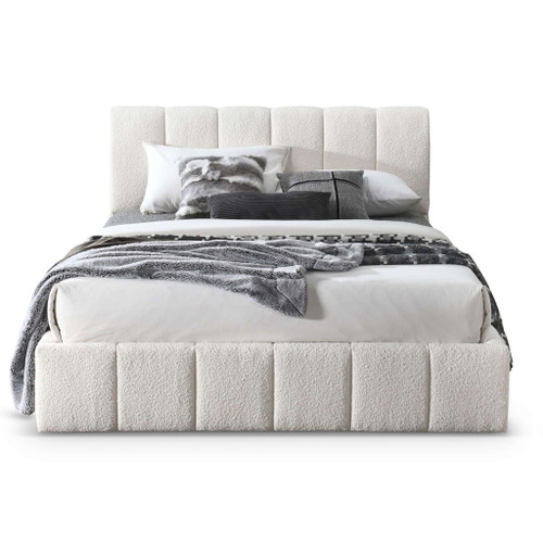 Hilar - King Platform Bed - White