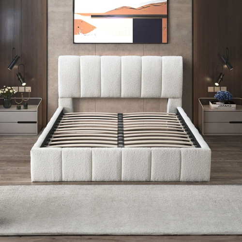 Hilar - King Platform Bed - White