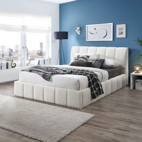 Hilar - King Platform Bed - White