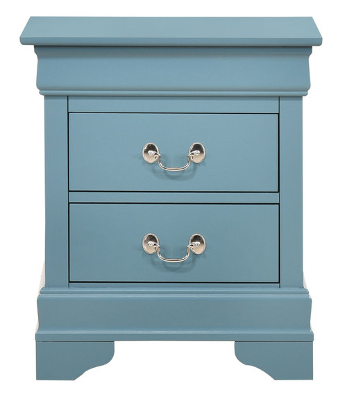Louis Phillipe - Compact Nightstand - Teal