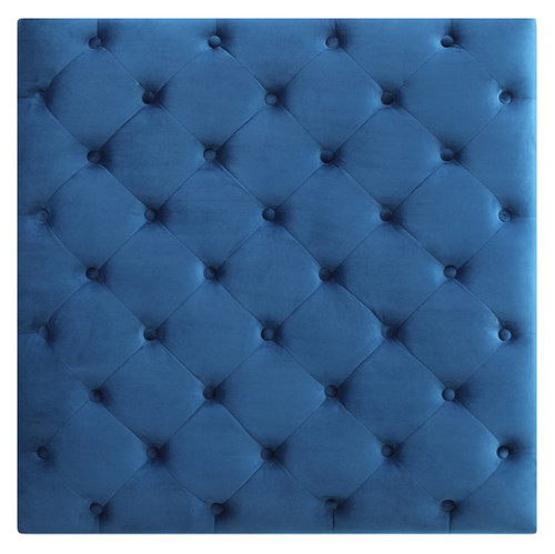 Charming Traditional Ottoman - Navy Blue