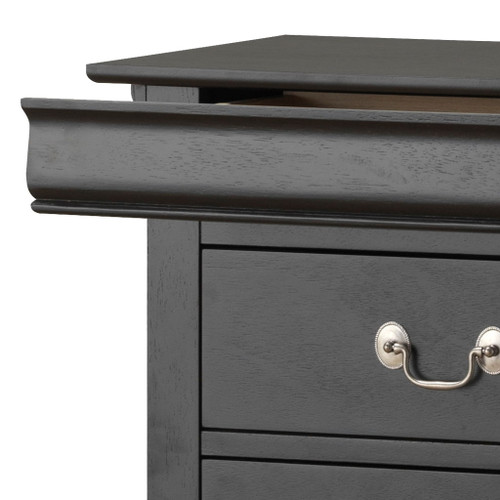 Elegant Traditional Lingerie Chest - Black
