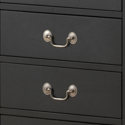 Elegant Traditional Lingerie Chest - Black