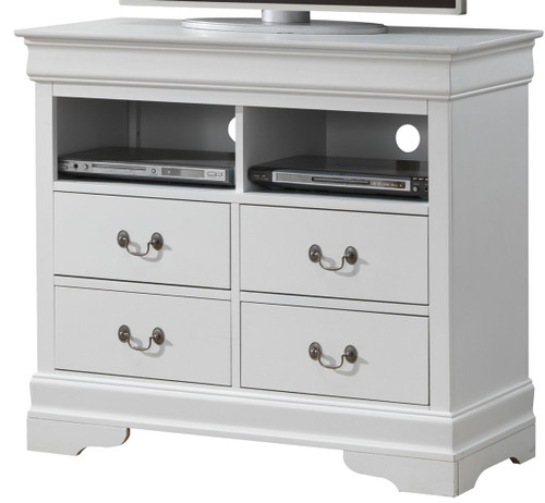 Charming Media Storage Unit - White