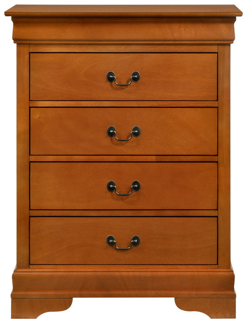 4 Drawer Chest Traditional Style- Oak