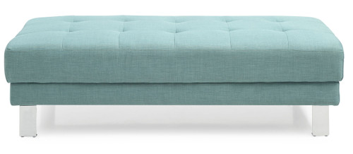 Contemporary Ottoman For Living Rooms - Teal