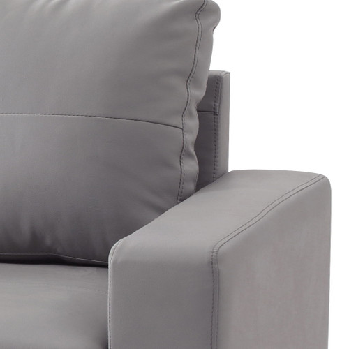 Modern Sofa With Casual Elegance - Gray
