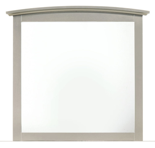 Elegant Wall Mirror - Silver Champagne