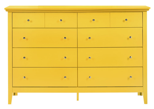 Cheerful Storage Dresser For Modern Spaces - Yellow