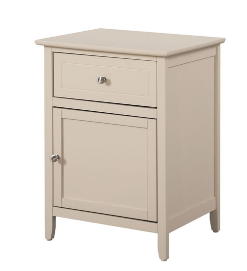 Izzy - Nightstand For Modern Spaces - Beige