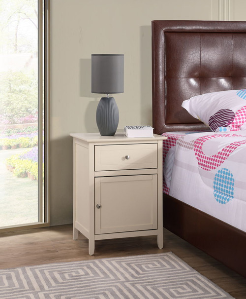 Izzy - Nightstand For Modern Spaces - Beige