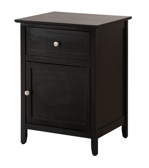 Izzy - Nightstand For Modern Spaces - Black