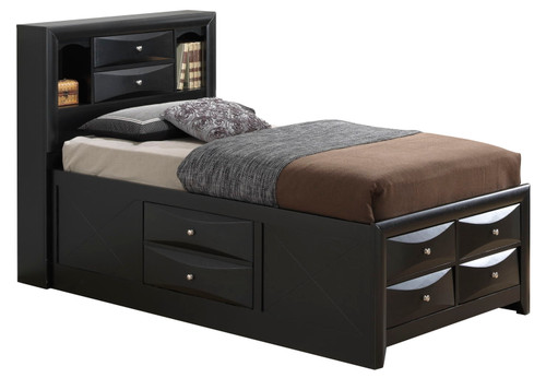 Marilla - King Storage Bed - Black