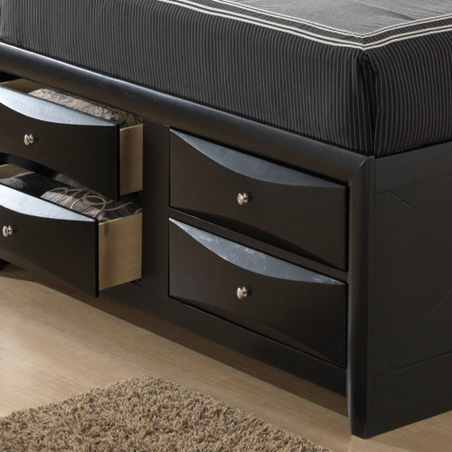Marilla - King Storage Bed - Black