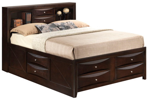 Marilla - Queen Storage Bed - Cappuccino