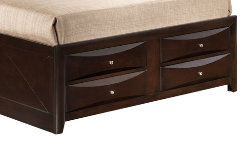 Marilla - Queen Storage Bed - Cappuccino