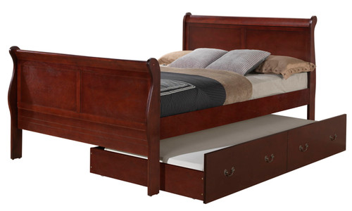 Full Trundle Bed For Comfort Elegant - Cherry