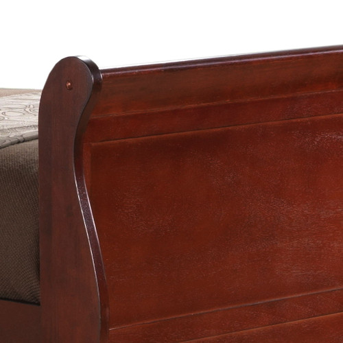 Twin Bed With Storage Classic - Cherry