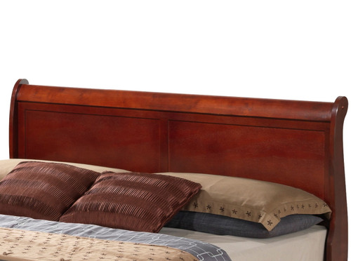 Louis Phillipe - King Storage Bed - Cherry