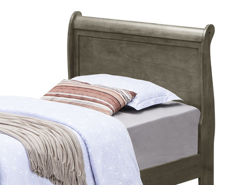 Twin Bed For Cozy Spaces Traditional - Gray