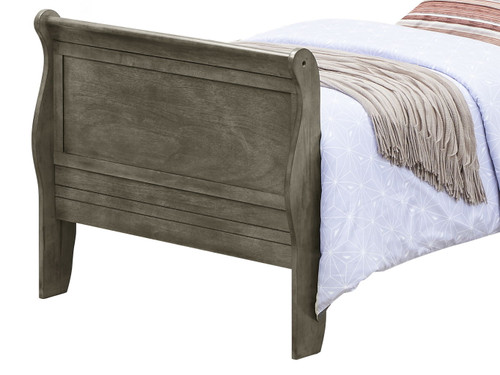 Twin Bed For Cozy Spaces Traditional - Gray