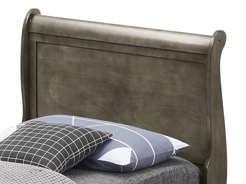 Twin Storage Bed Elegant Traditional - Gray