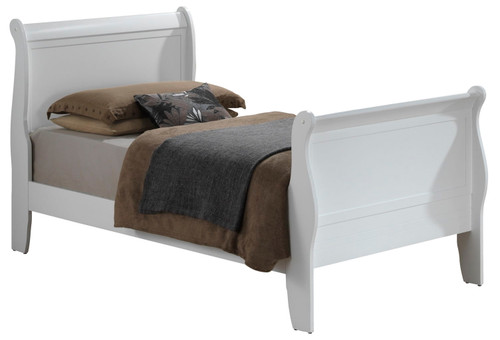 Twin Bed Traditional Charming - White